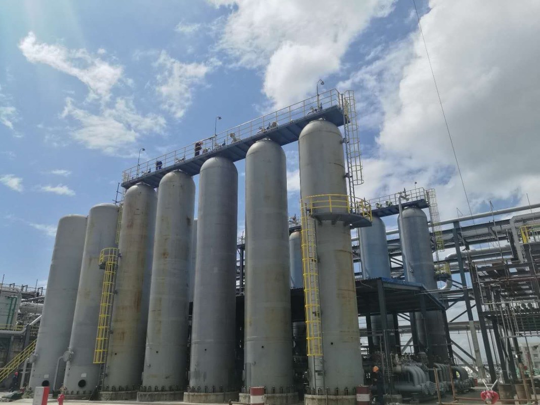 Petrochemical PSA Hydrogen Plant 65390Nm3 For High Purity Hydrogen Proton